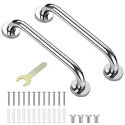 Stainless Steel Bathroom Shower Grab Bar - 2-Pack