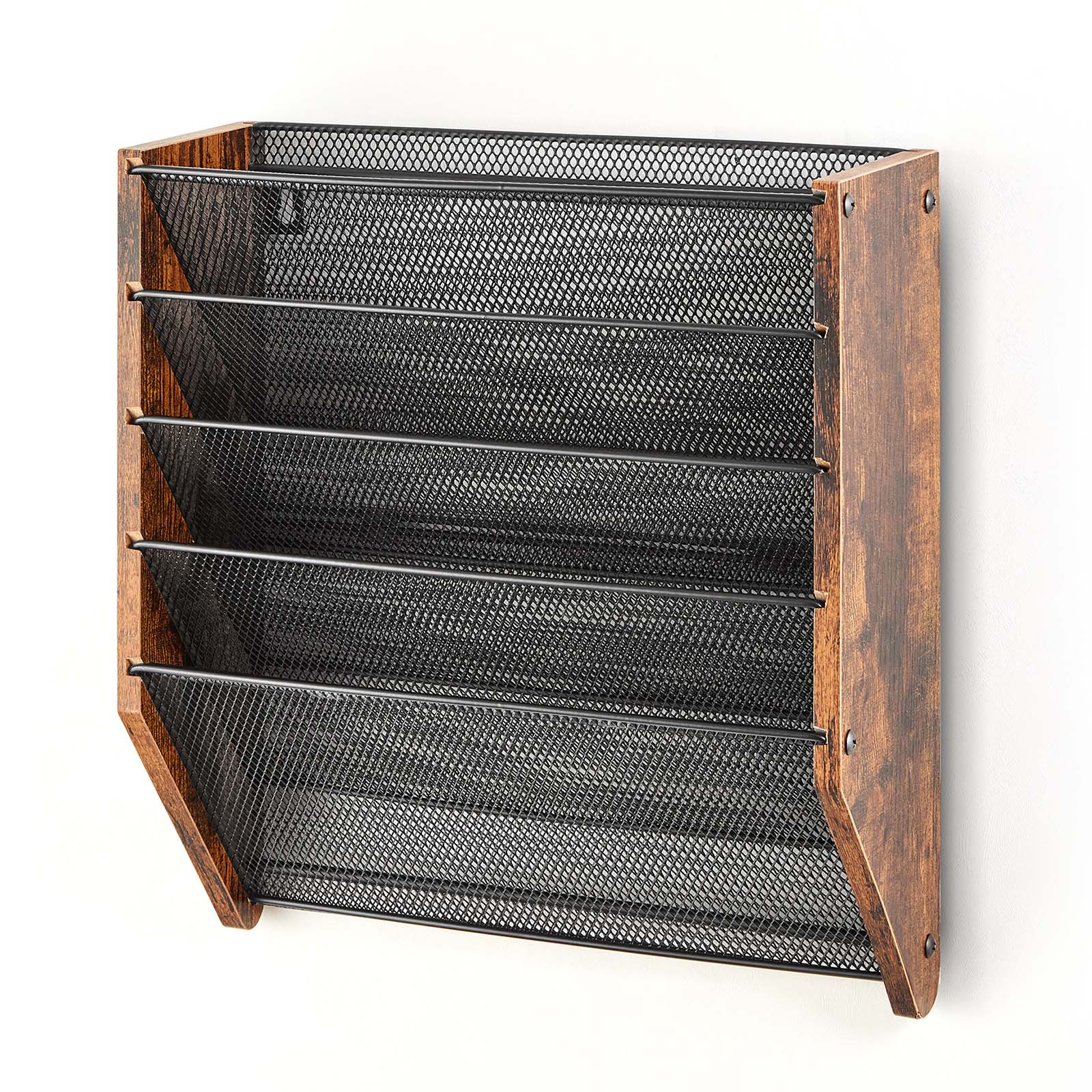 Chenshia Wire Mesh Wall File Organiser - Multi-Use Hanging Storage Solution