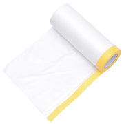 Masking Film Paint Cover Pre-Taped Plastic Drop Cloth - Furniture Protector Covers