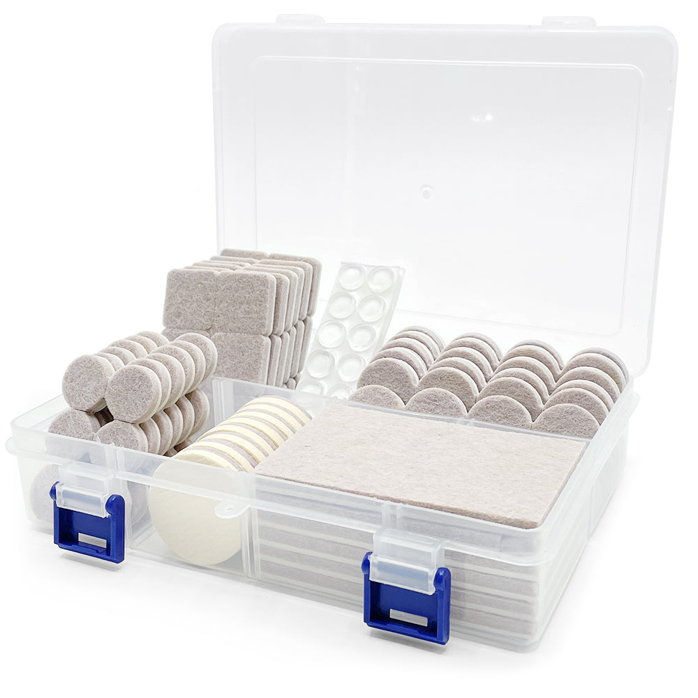 162-Piece Self-Adhesive Felt Pads Set