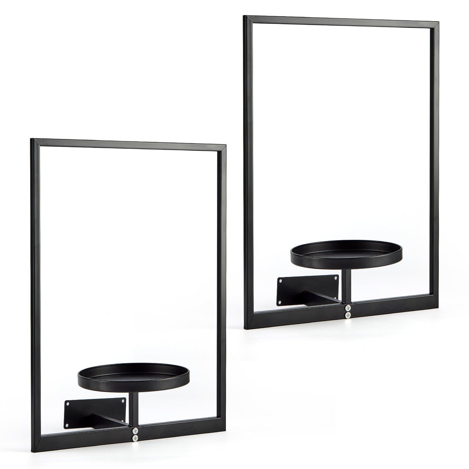Metal Wall Indoor Plant Stand & Frame - 2 Pack