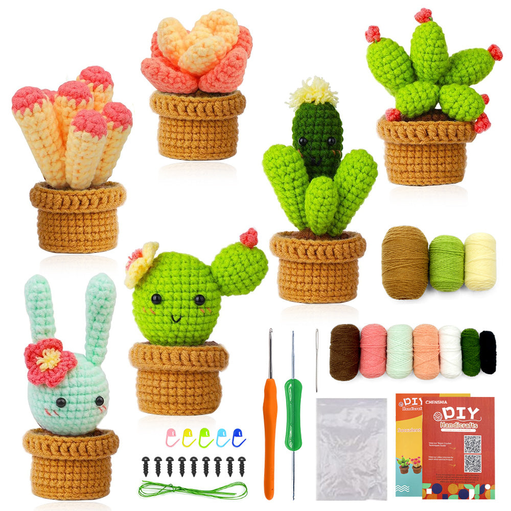 Beginner DIY Crochet Kit - 31 Piece