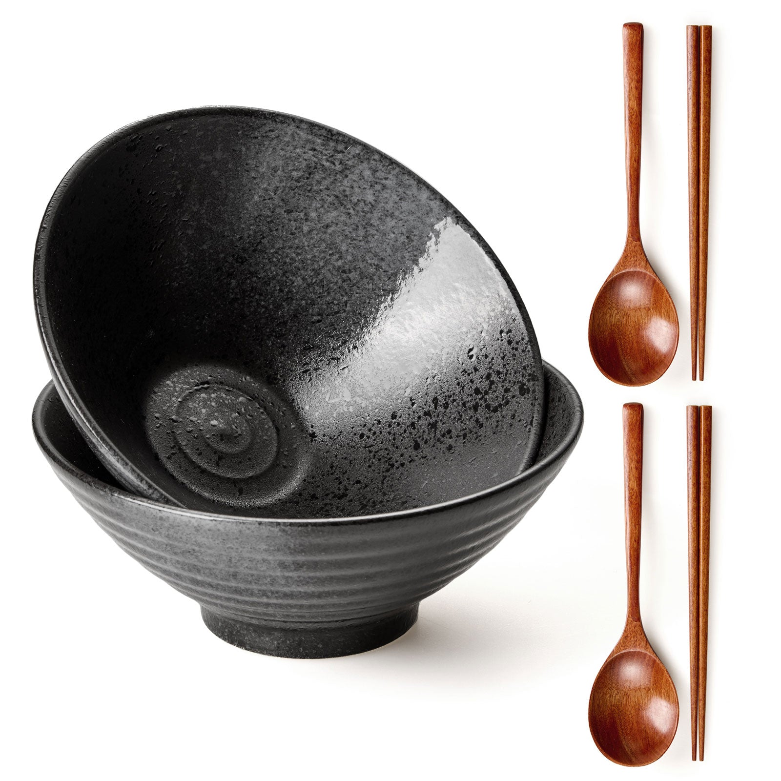 20cm Ceramic Ramen Bowl - 2 Pack