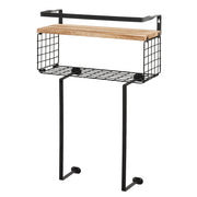 Chenshia Wall Mounted Towel Rack Floating Shelf Bathroom Organizer