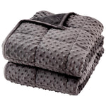 Double-Sided 6.8kg Weighted Blanket Anti Anxiety Gravity Blanket