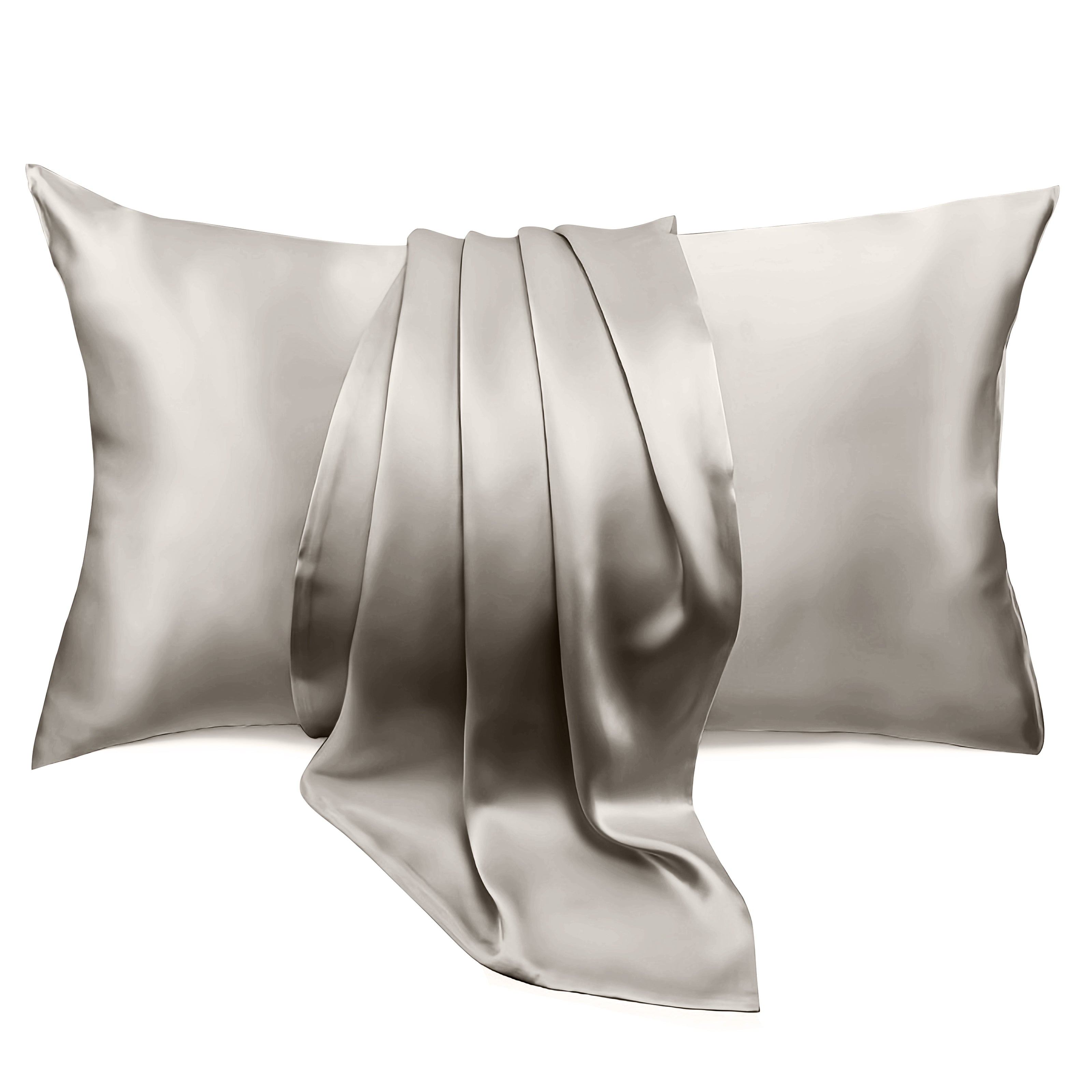 Dark Grey Mulberry Pure Silk Pillowcase - 1Pc