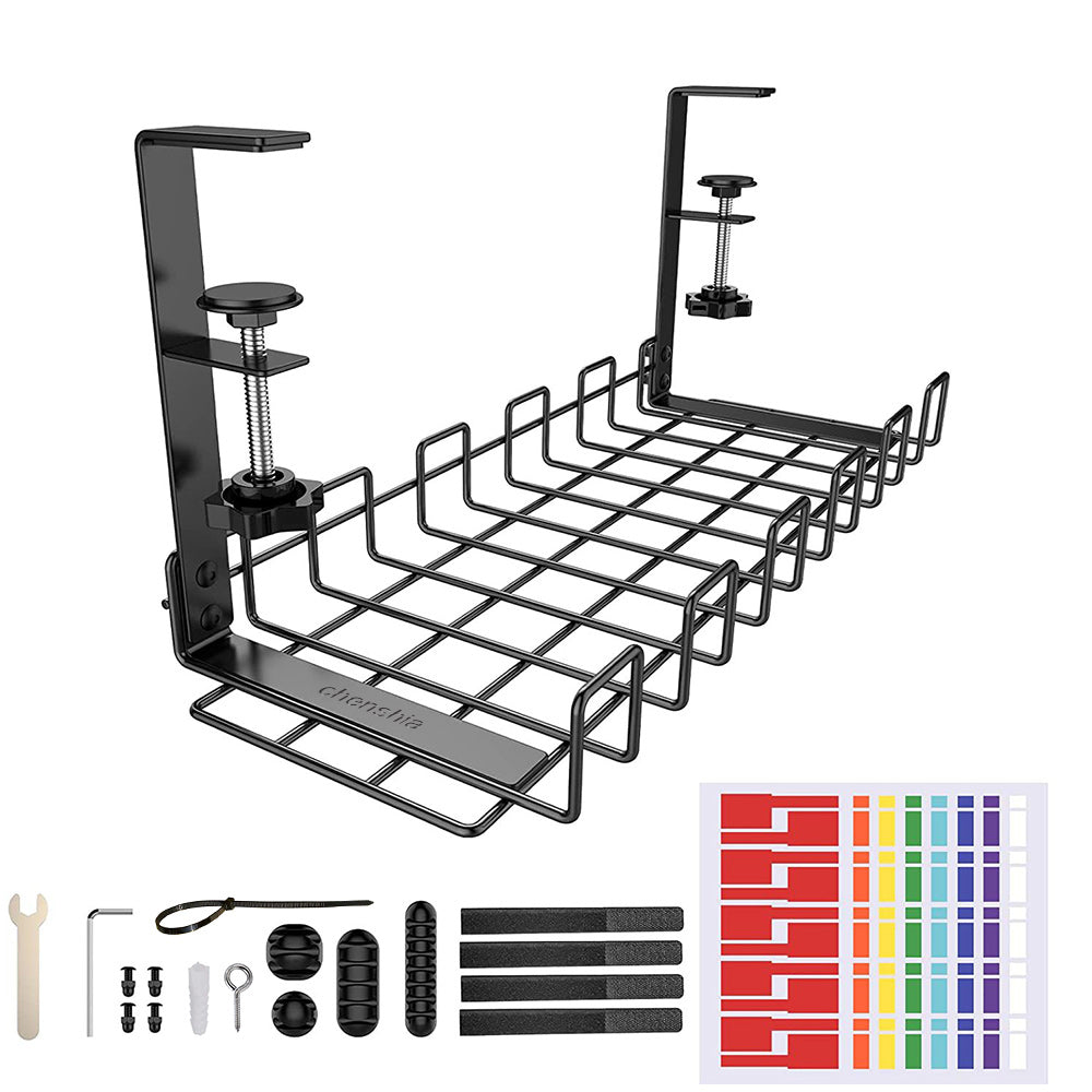 Under-Desk Cable Management Set