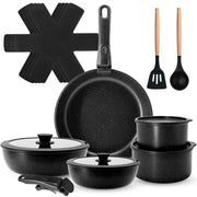 17Pc Aluminium Non-Stick Cookware Set