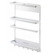 Chenshia Magnetic Storage Refrigerator Shelf-Spice Rack Kitchen Organizer - White