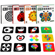 High Contrast Baby Visual Development Flashcards - 20-Pack
