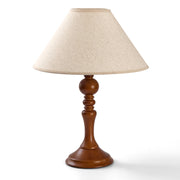 Wooden Bedside Lamp Pack with Lamp Shade