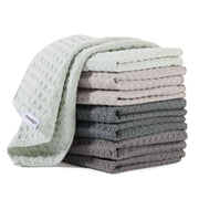 8-Pack Waffle Weave Barista Cloths Espresso Machine Cleaning Towels