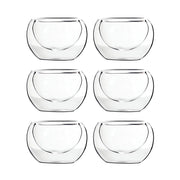 Double Walled Glasses Insulated Espresso Cups - Heat Resistant