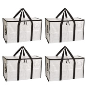 4-Pack Heavy Duty Moving Bags - Transparent
