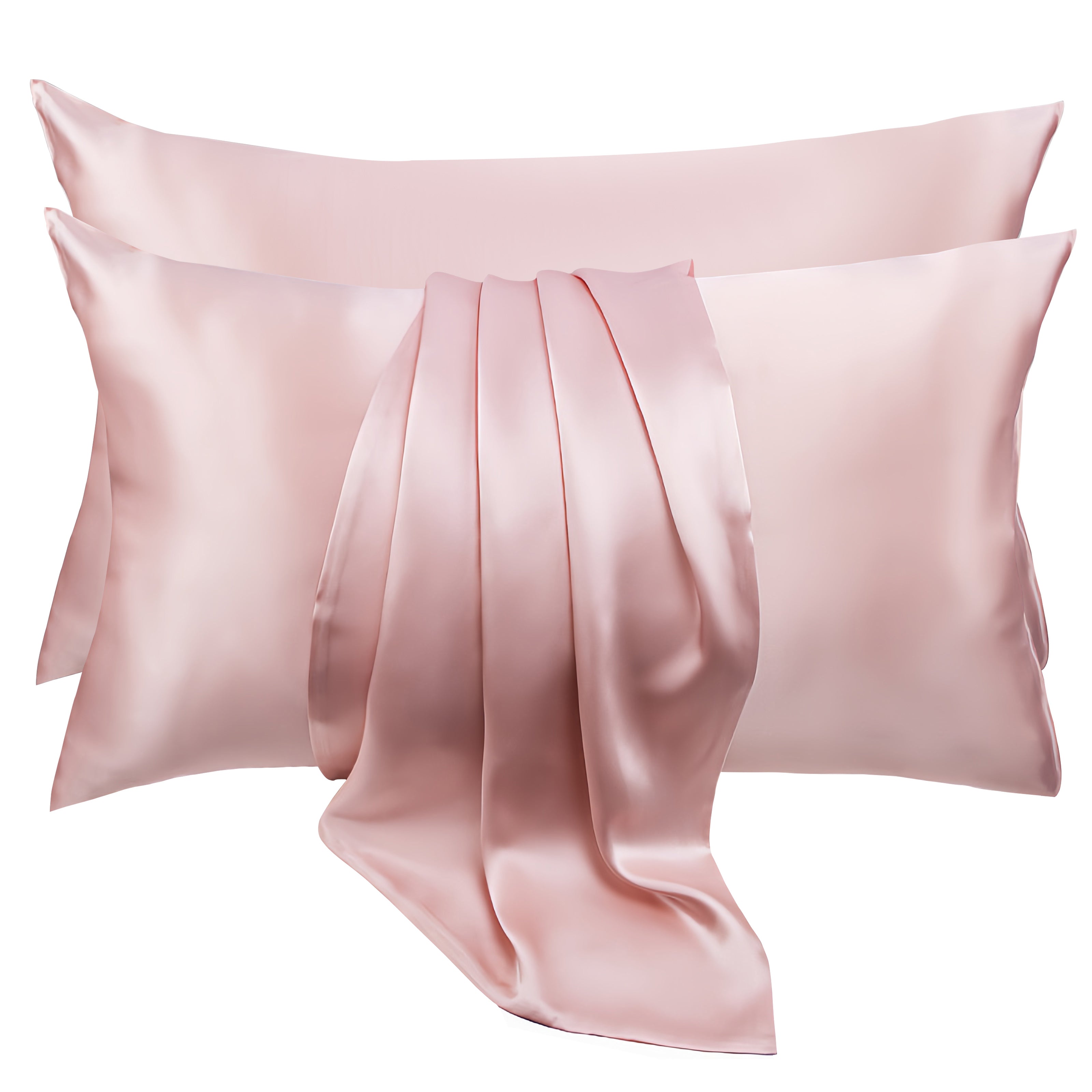 Pale Pink Mulberry Pure Silk Pillowcase Set