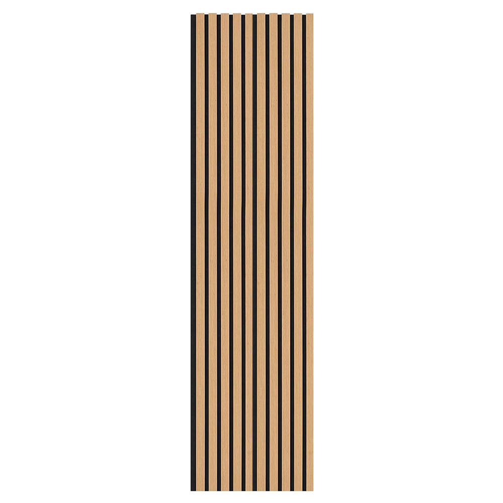 Oak Wood Veneer Wall Panels Acoustic Slatted Timber