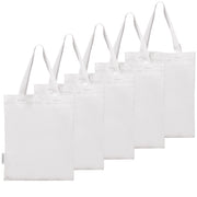 Blank Cotton Tote Bags - 5 Pack