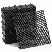 Interlocking Non-Slip Garage Floor Tiles - 8-Pack