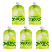 150ml Green Reusable Baby Puree Pouch (5 Pack)