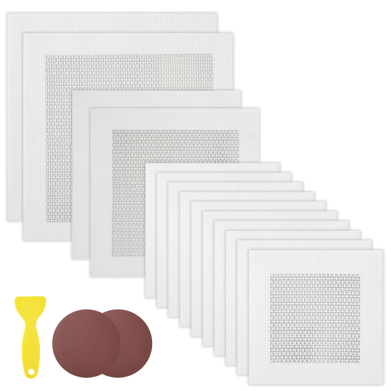 Heavy-Duty Drywall Wall Repair Patch Kit (17-Piece Set)