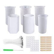 Silicone Candle Making Kit With 3D Moulds & Accessories