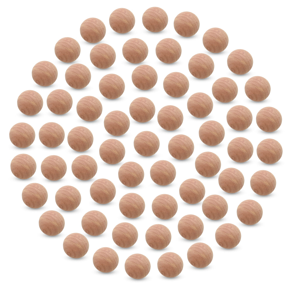 Cedar Wood Balls - Natural Moth Repellent & Deodoriser (50 Pack)