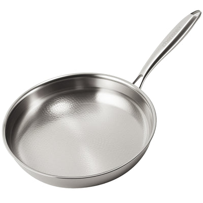 Titanium Alloy Hammered Non-Stick Skillet - 30cm