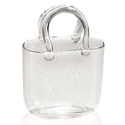 Glass Handbag Flower Vase