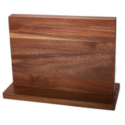 Acacia Wood Double-Sided Magnetic Knife Block
