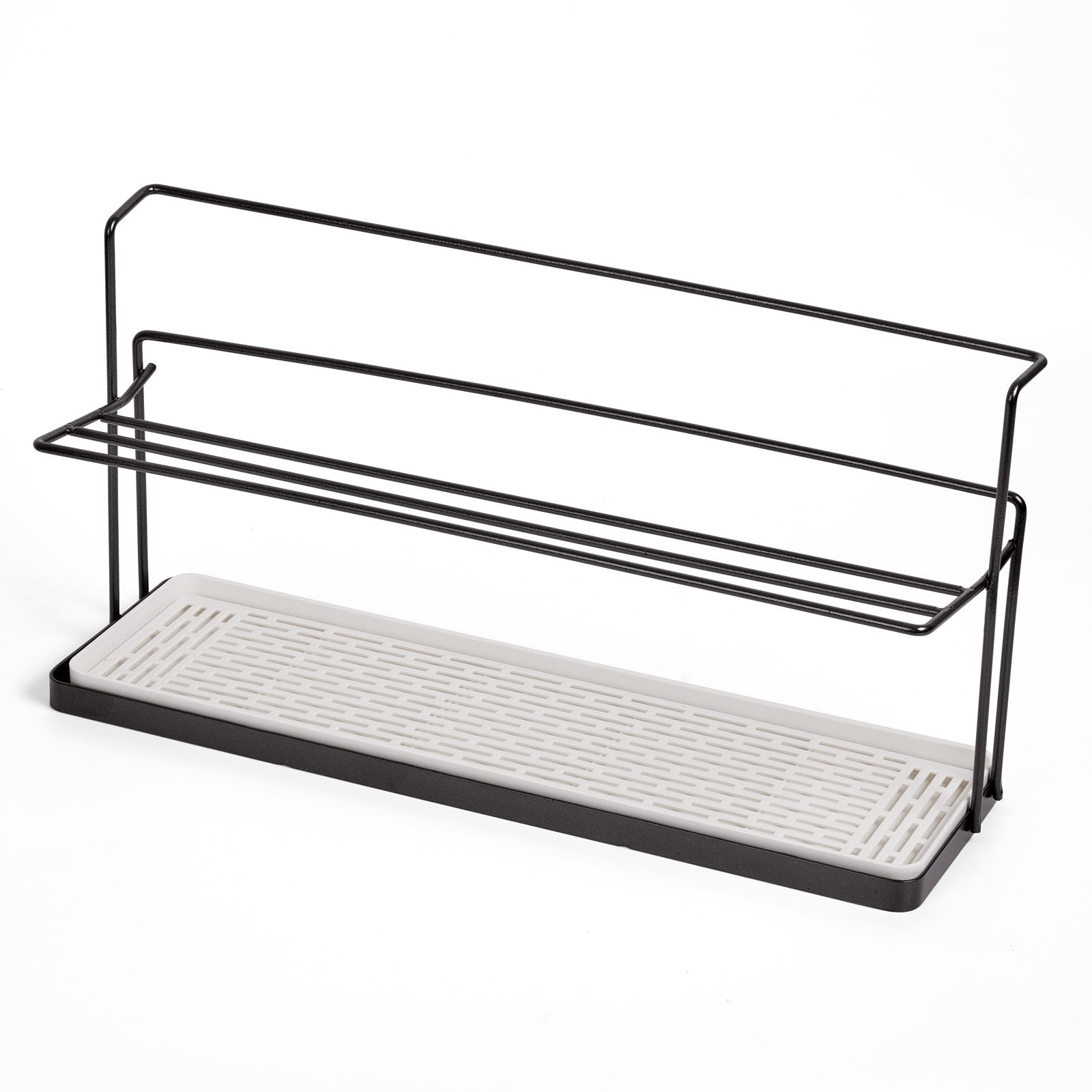 2-Tier Bottle & Cup Drying Rack with Drain Tray
