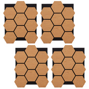 Hexagonal Soundproof Wall Panels - 4 Pack