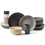 Chenshia 16Pc Wheat Straw Dinnerware Set - Camping & Picnic Tableware