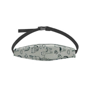 Baby Car Seat Head Support Band - Grey