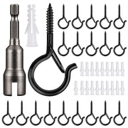 Q-Hanger Hooks Heavy Duty Outdoor String Light Safety Buckle