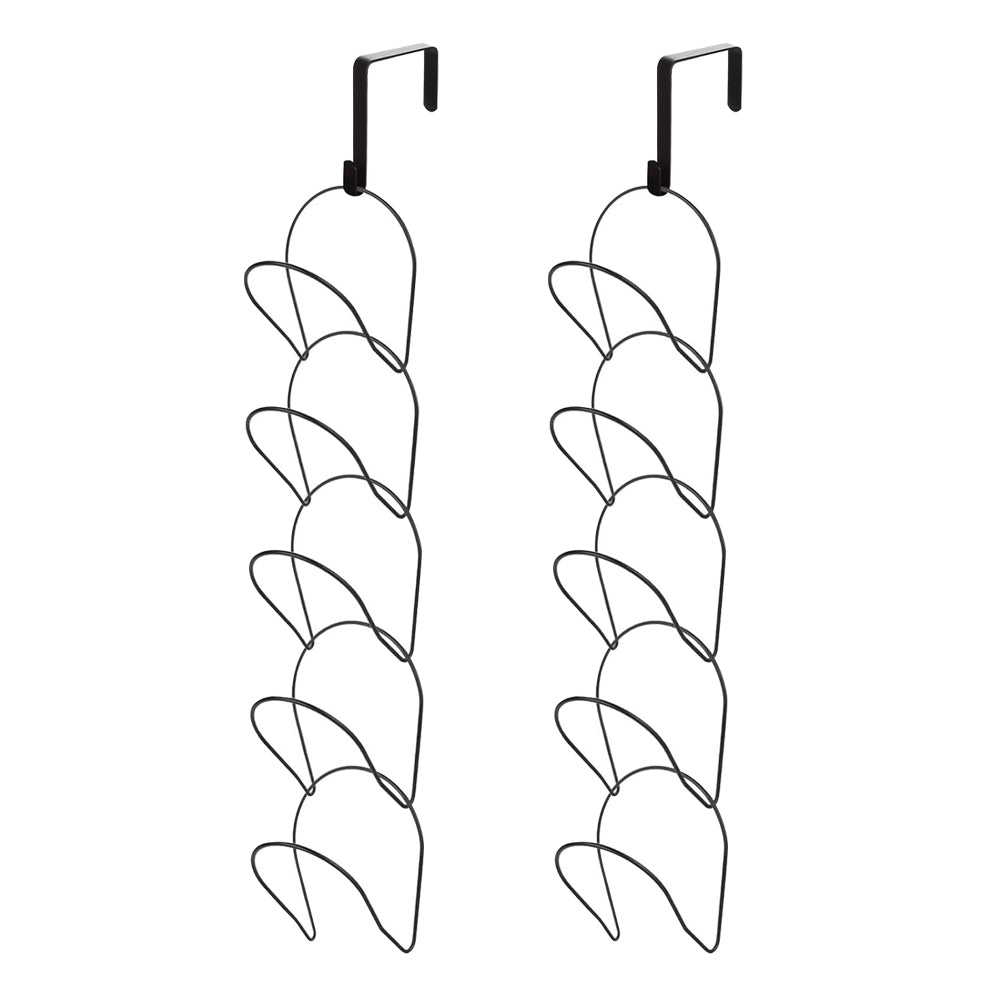 Over-Door Hat & Bag Rack Organiser - 2 Pack