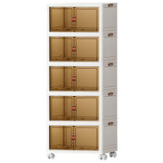 5-Tier Collapsible Storage Organizer with Wheels
