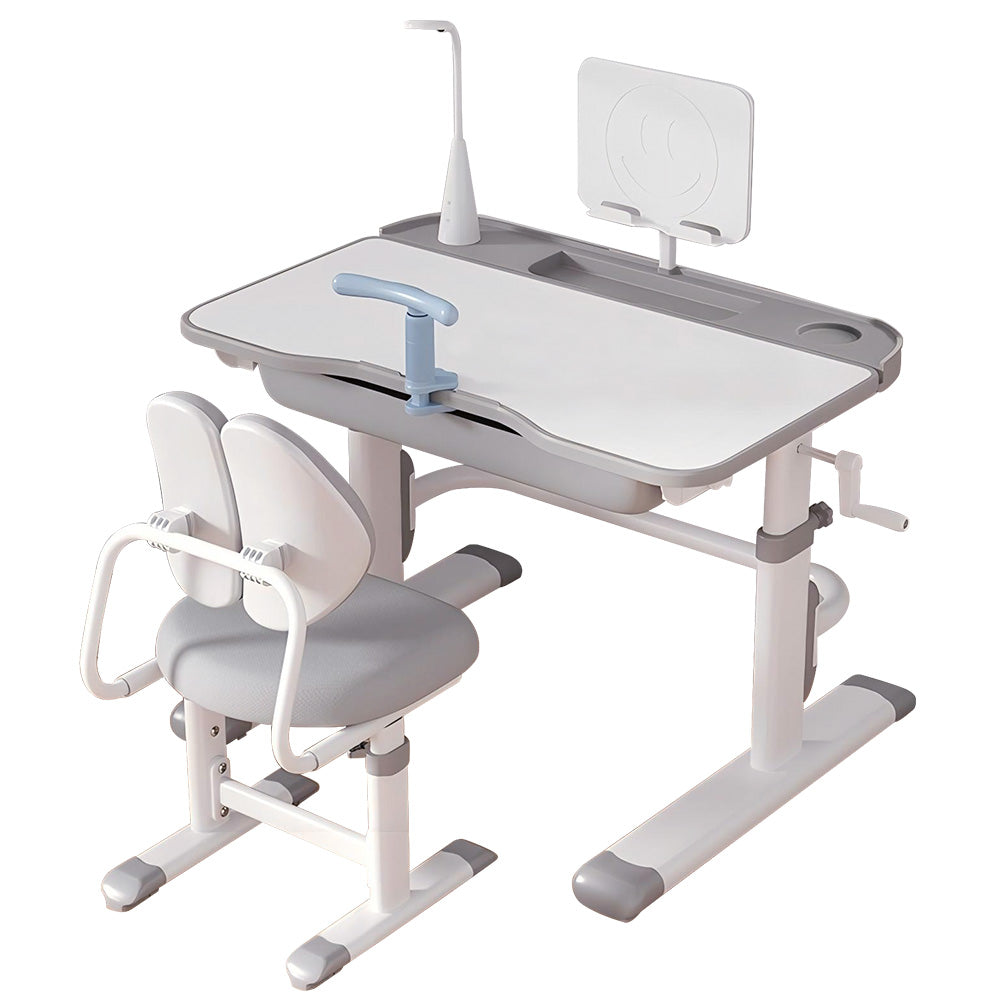 Kids Height-Adjustable Study Desk & Chair Set