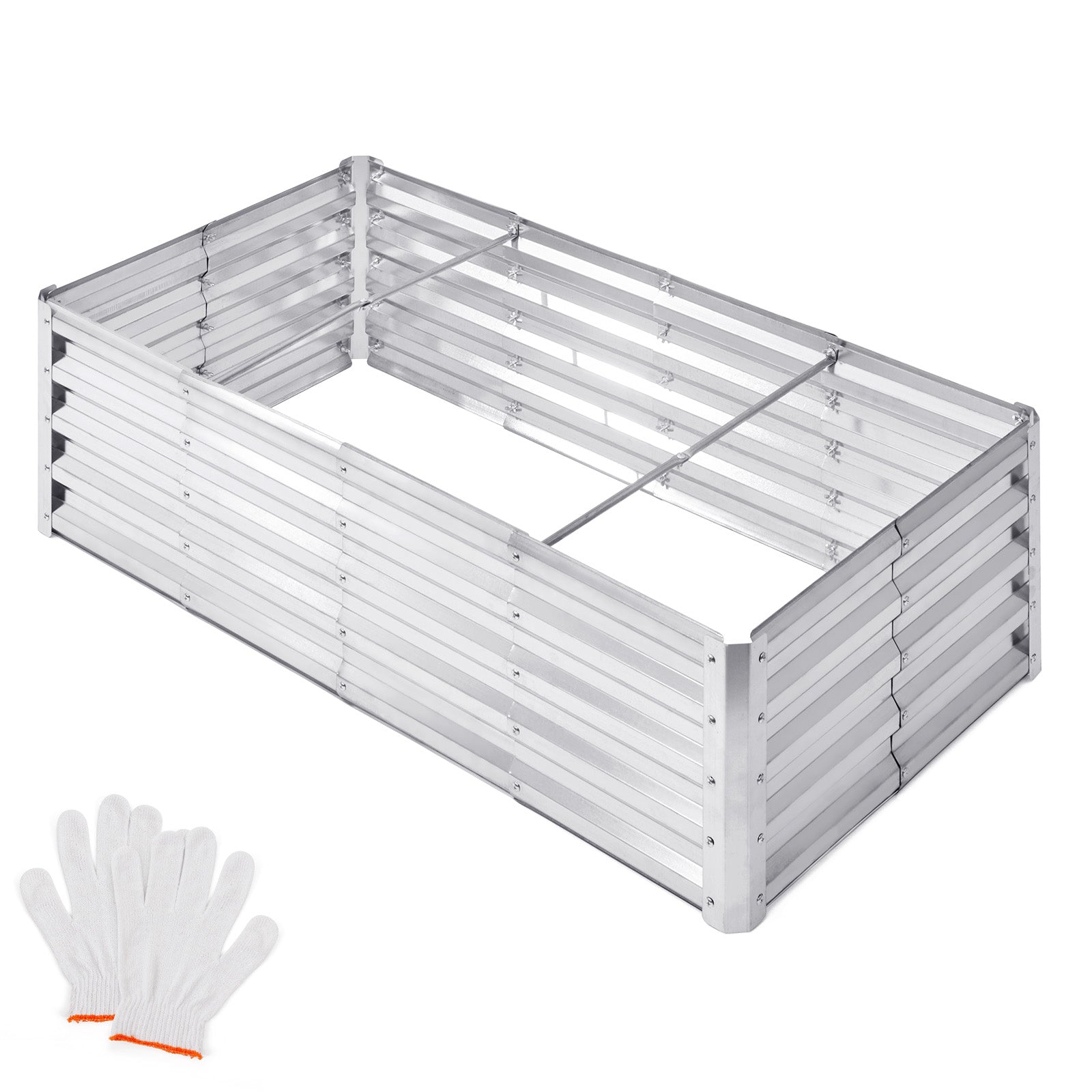 Galvanised Steel Raised Garden Planting Beds for Outdoor Garden