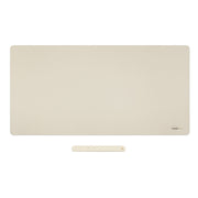 Leather Desk Pad Large Portable Desk Mat - White