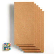Self-Adhesive Cork Sheets Thick DIY Craft Board - 6-Pack