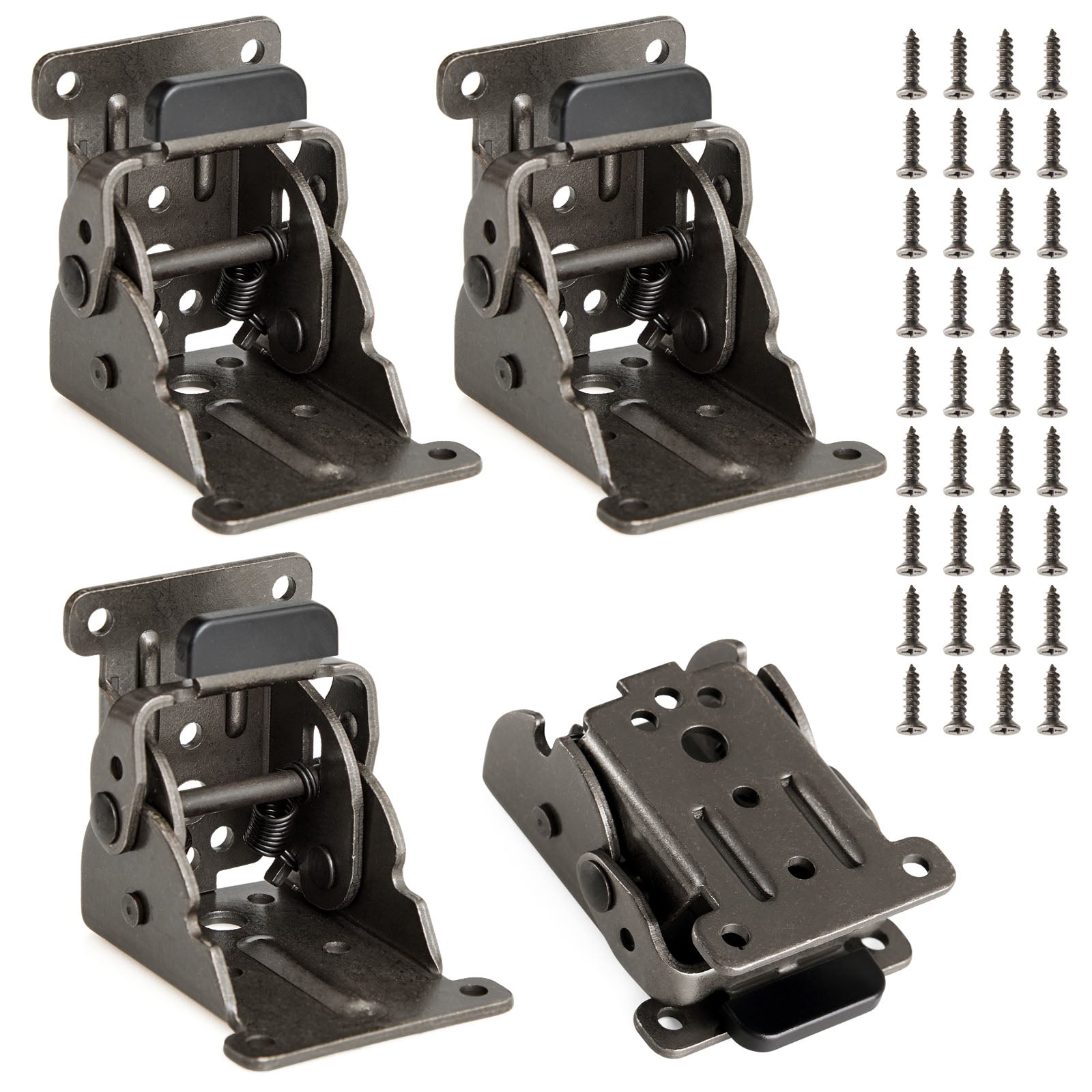 Self-Locking Folding Table Leg Mount Hinge Set
