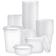 60 Pack Leak-Proof Deli Airtight Food Storage Containers BPA Free