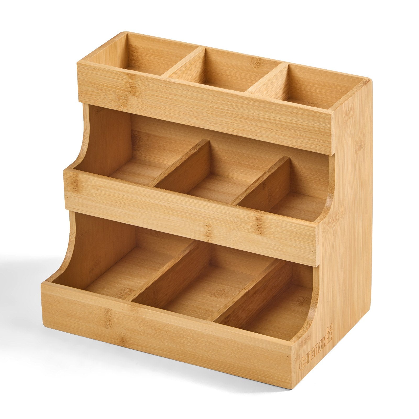 3-Layer Bamboo Storage Box Organizer