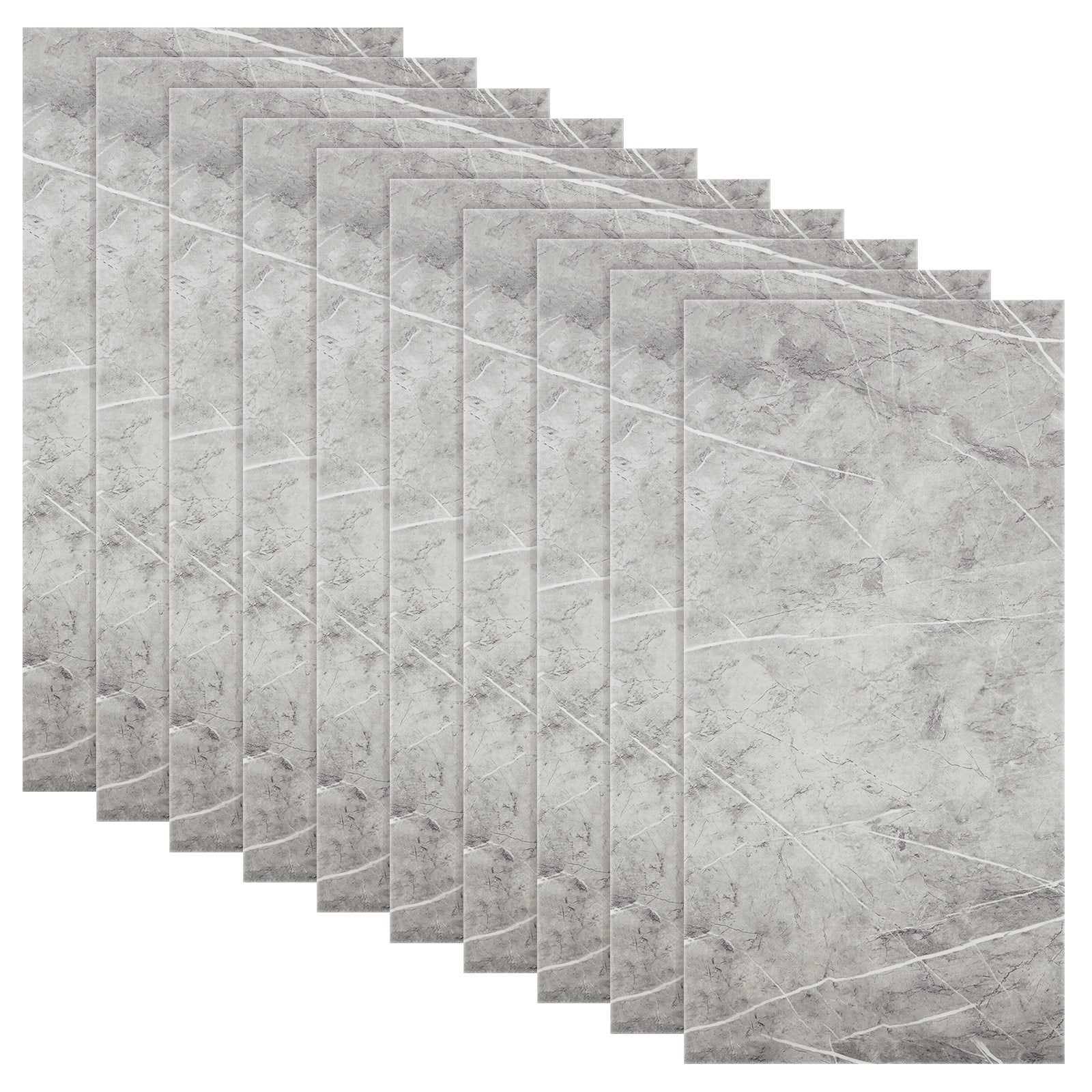 Marble Peel & Stick Vinyl Wall Tiles 30x60cm - 10 Pack