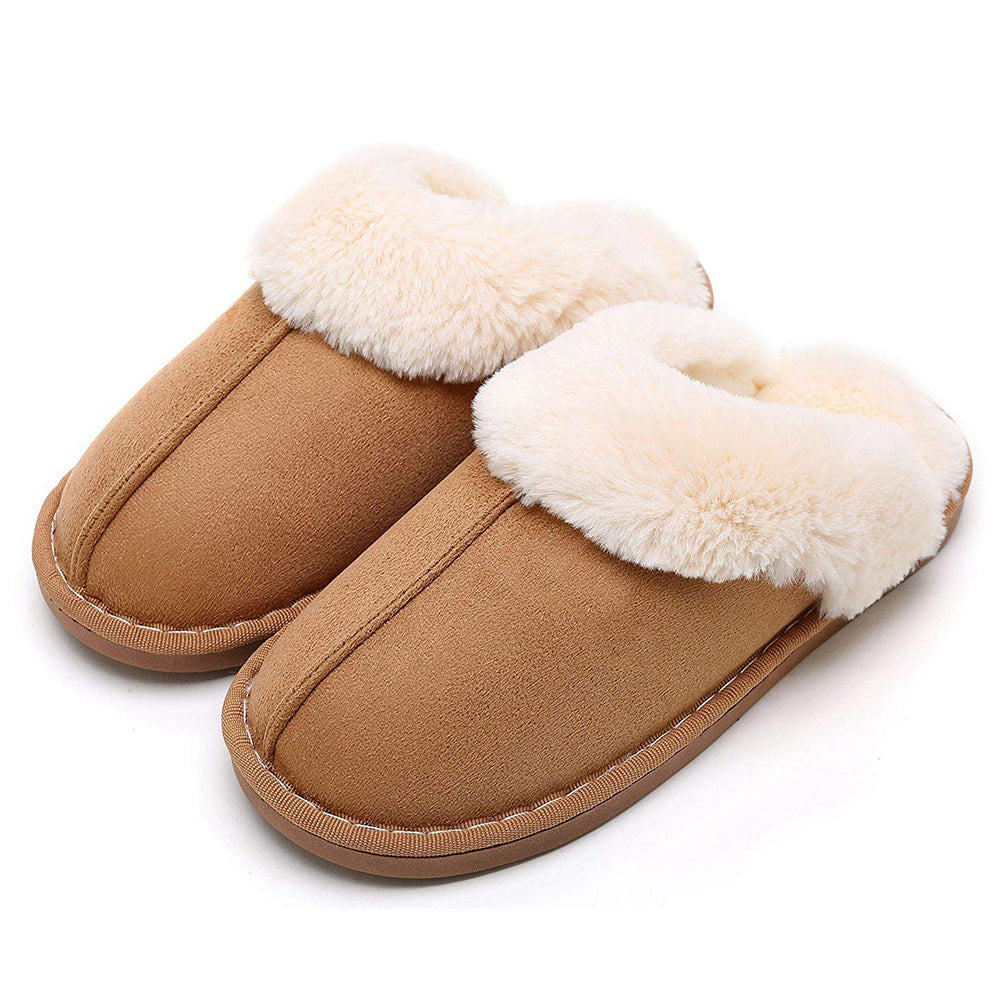 Wool Slippers Unisex Plush Fur Slippers