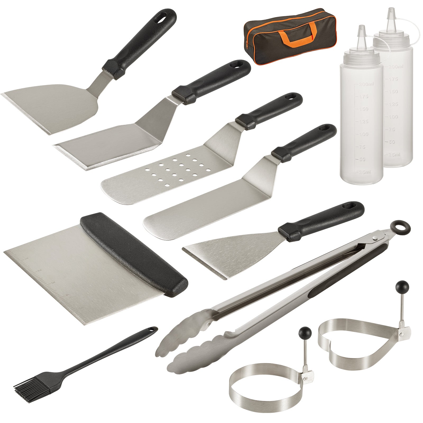13Pc Stainless Steel Braai Set Portable Camping Mens Gifting Tools