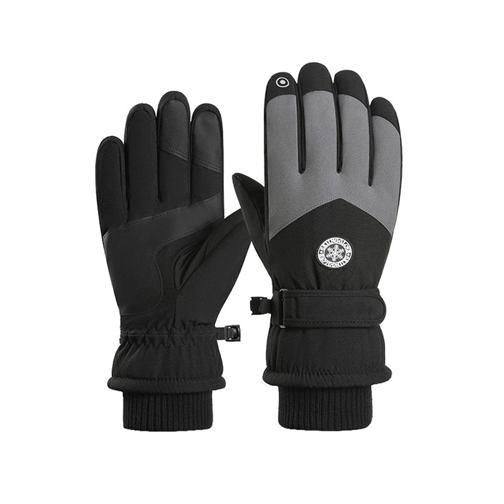 Waterproof Cycling Gloves Winter Thermal Touchscreen Running Mitts