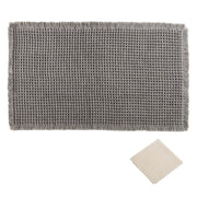 Super Absorbent Waffle Bath Mat - Grey