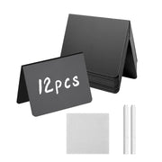 Chenshia 12pc Mini Chalkboard Signs L Shaped Table Food Labels Price Tags