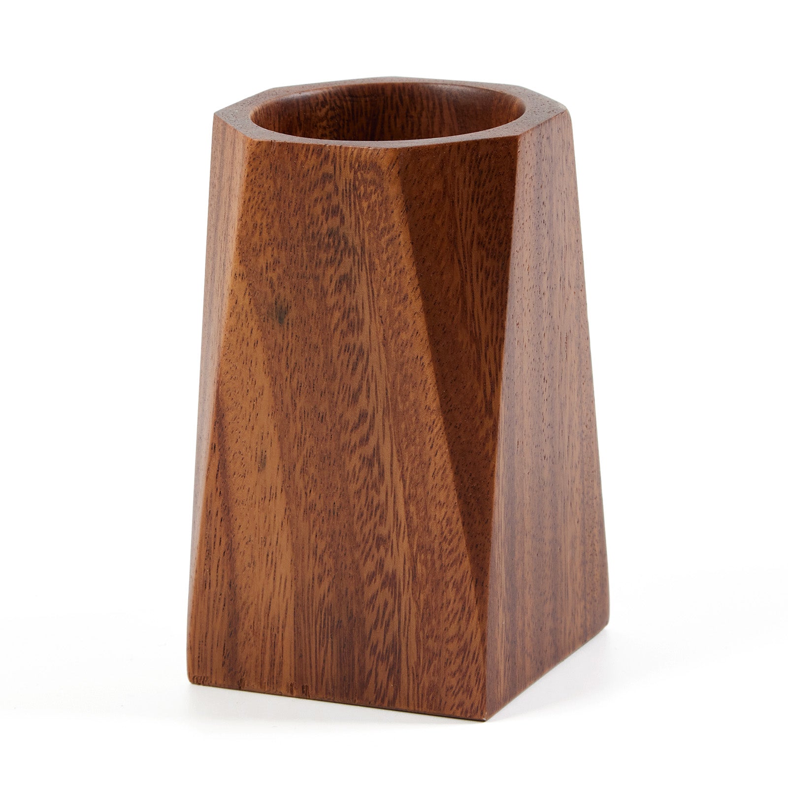 Chenshia Solid Walnut Wood Desk Organizer - Round